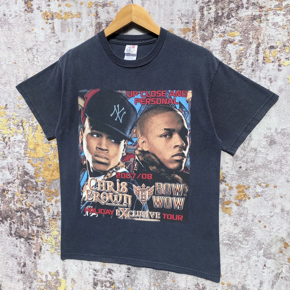 Rap Tees Vintage Y2k Chris Brown Bow Wow Soulja Boy Concert Tour Tee Size US M / EU 48-50 / 2 - 3 Thumbnail
