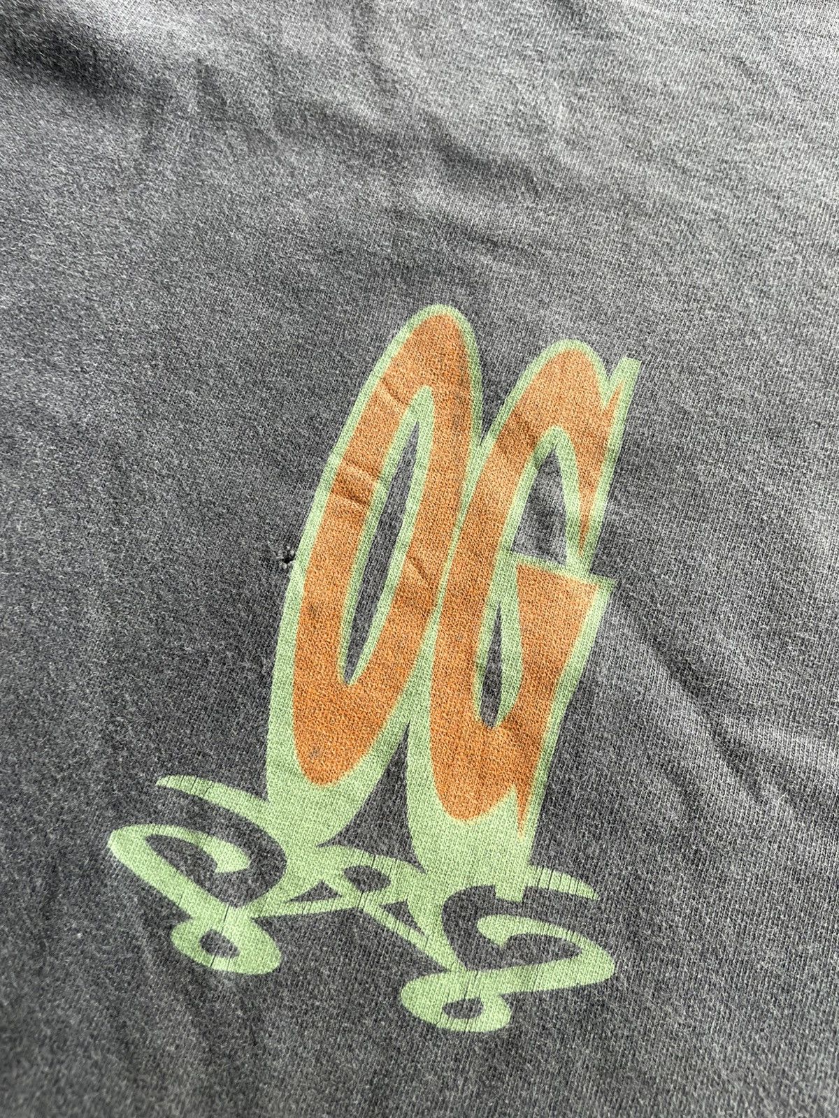 Vintage VTG 90s Destroyed Original Gangster O.G. Tee Size US L / EU 52-54 / 3 - 21 Thumbnail