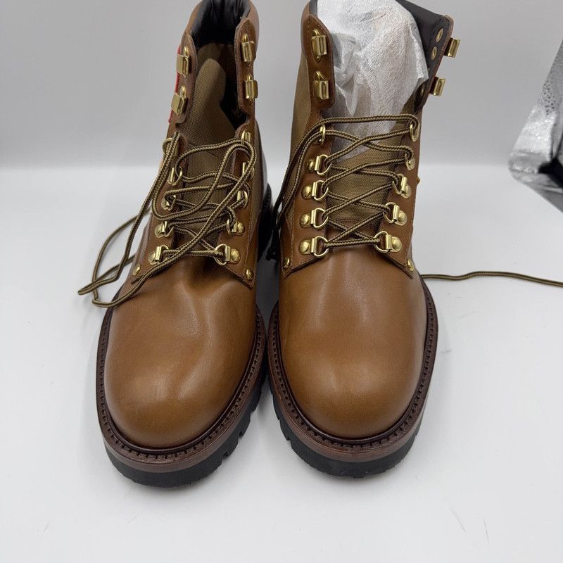 Louis Vuitton Louis Vuitton Brown Leather Martin Boots 0079 Size US 8.5 / EU 41-42 - 2 Thumbnail