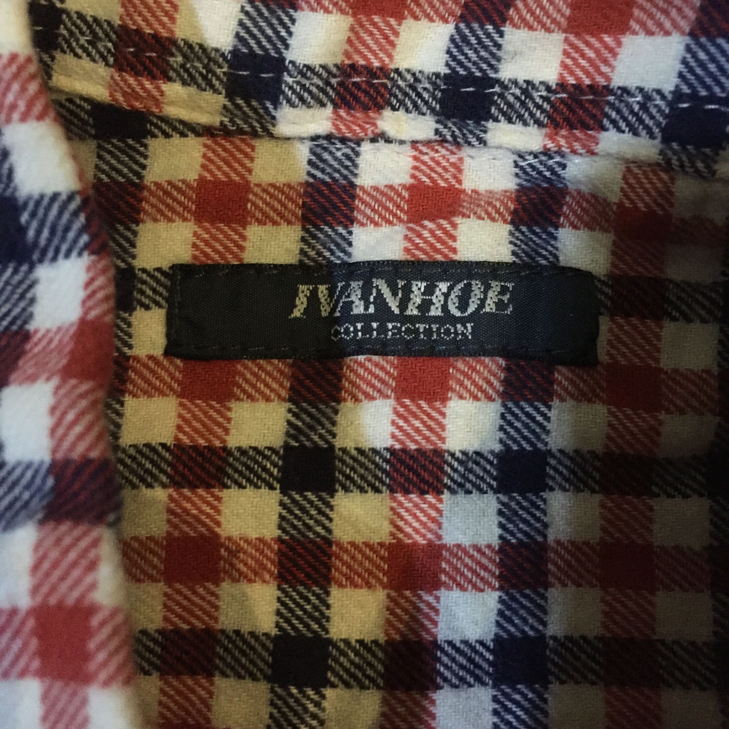 Handmade Ivanhoe Chinese Cheongsam Boxy Shirt Flannel Reworked Size M / US 6-8 / IT 42-44 - 3 Thumbnail