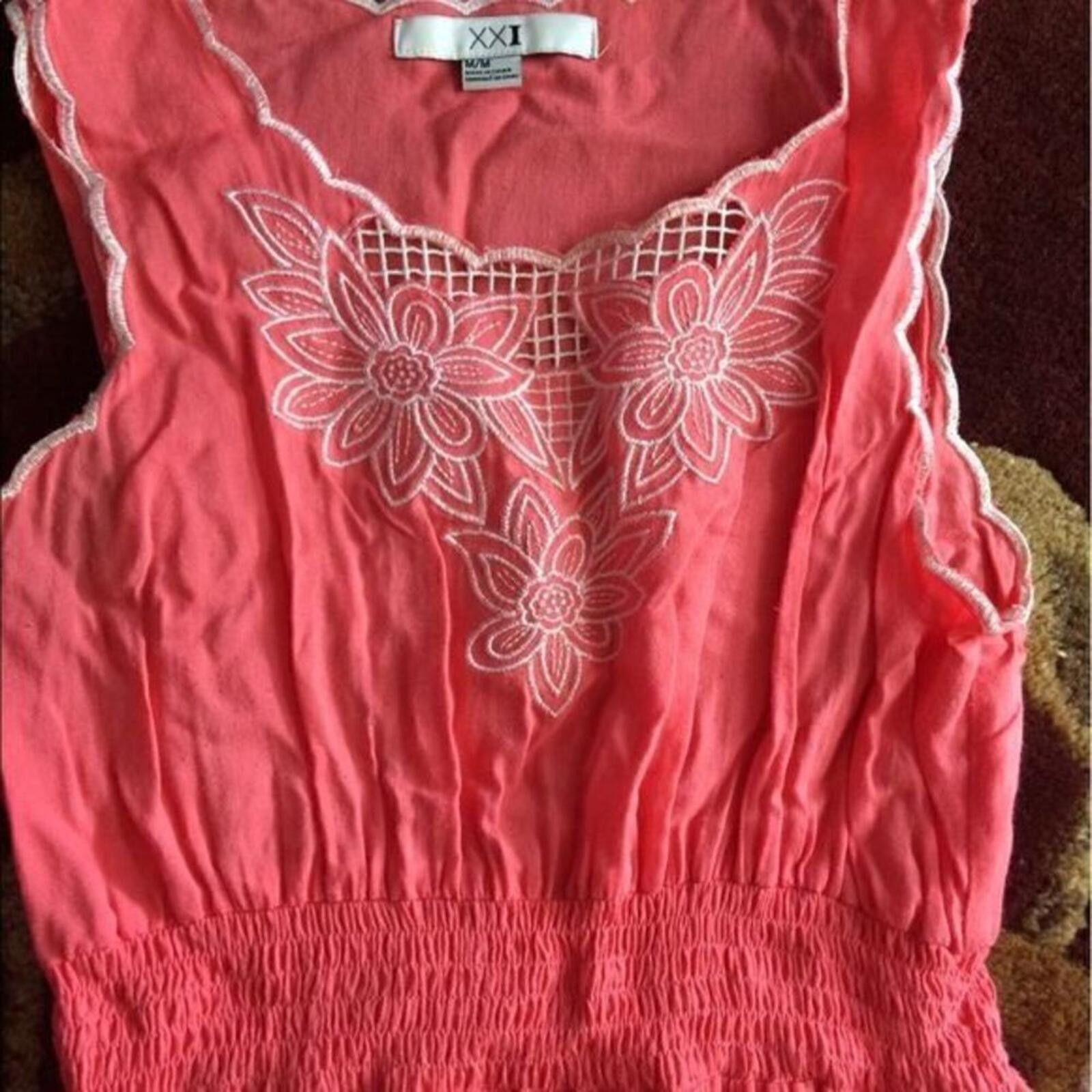 Forever 21 XX1 Forever 21 peach dress Size M / US 6-8 / IT 42-44 - 6 Thumbnail