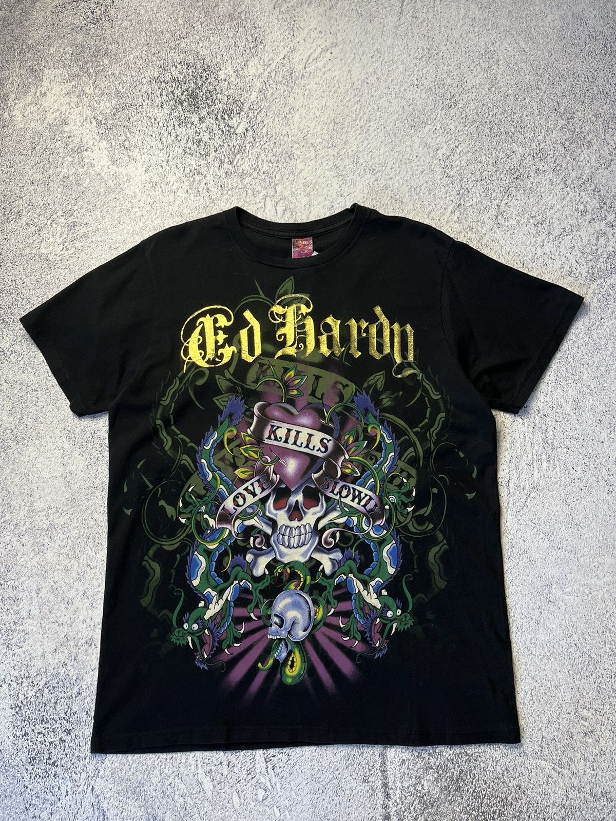 Christian Audigier Vintage Ed Hardy USA T shirt Rare Y2K Size US M / EU 48-50 / 2 - 4 Thumbnail
