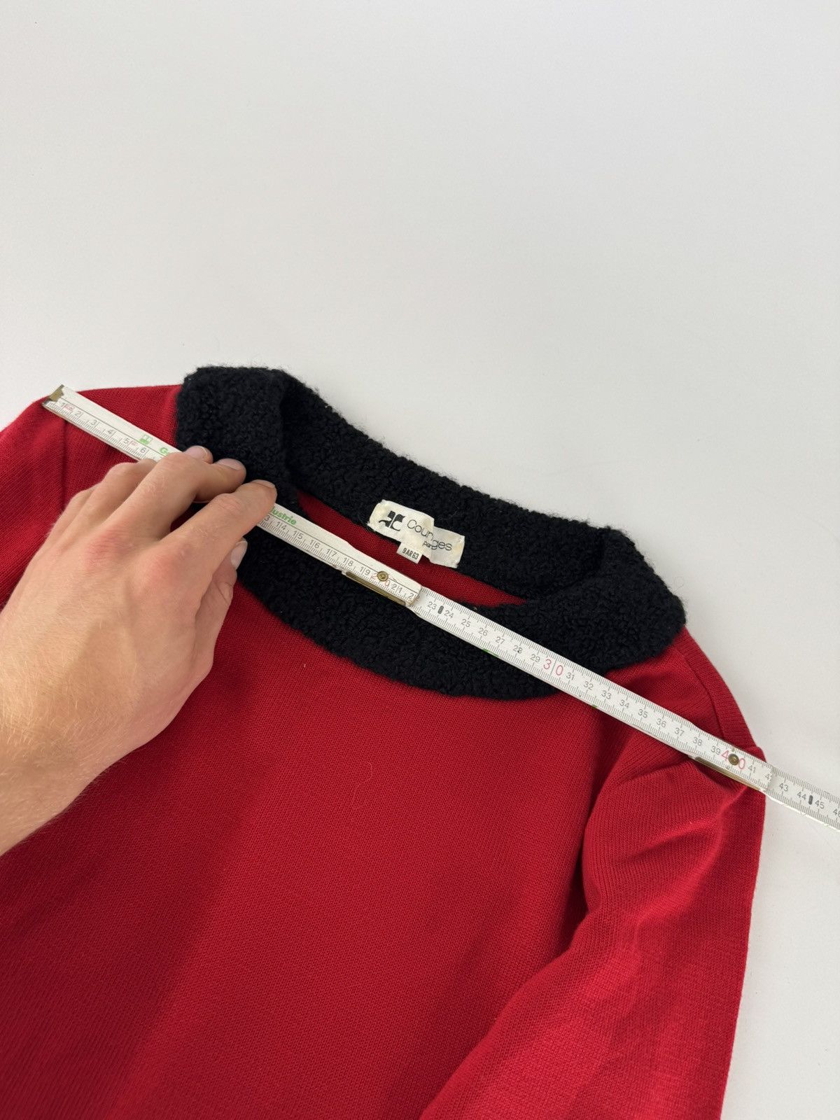 Courreges Vintage Courreges Sweather Red Size M / US 6-8 / IT 42-44 - 8 Thumbnail