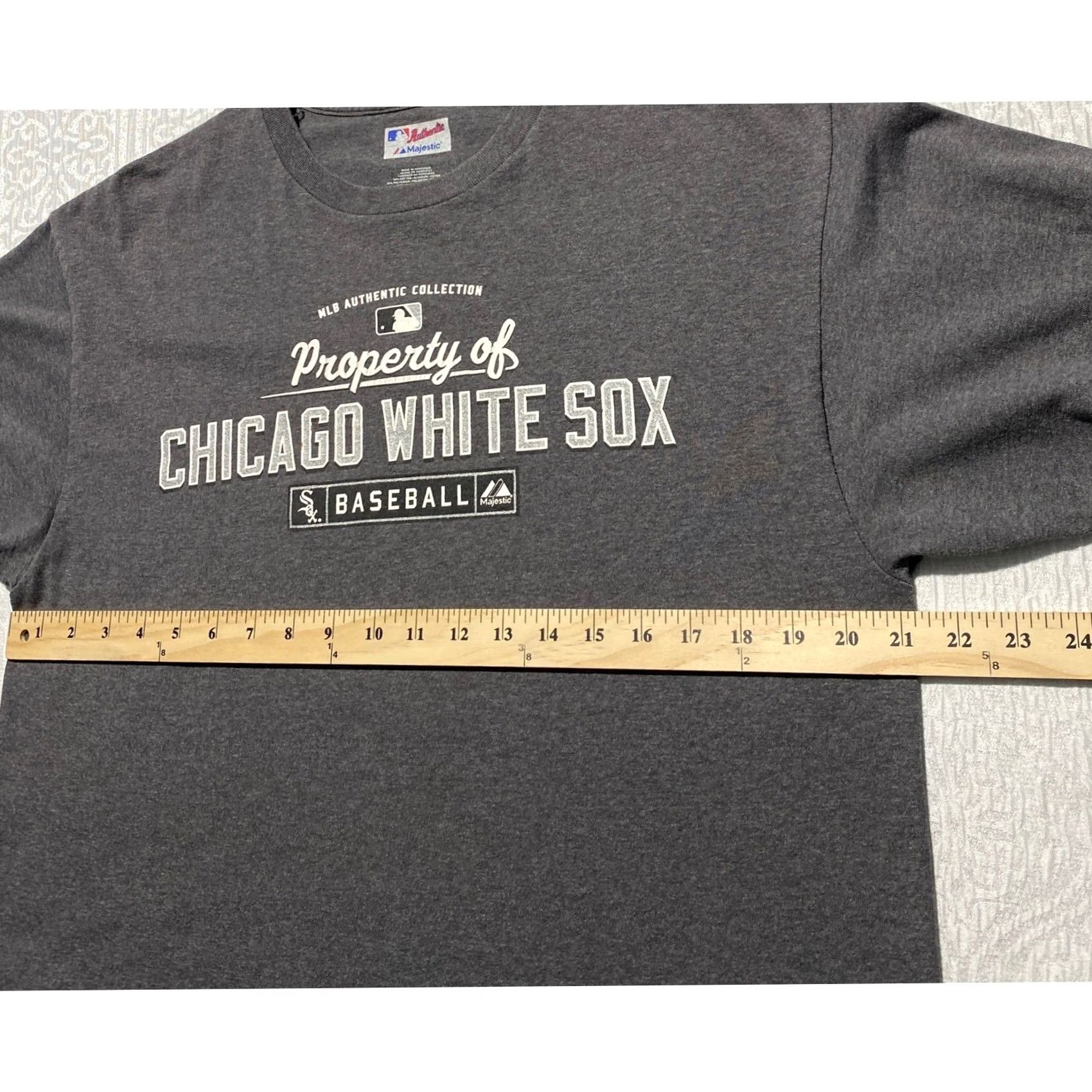MLB Majestic Chicago White Sox MLB Authentic Long Sleeve Shirt Mens L Gray Size US L / EU 52-54 / 3 - 6 Thumbnail