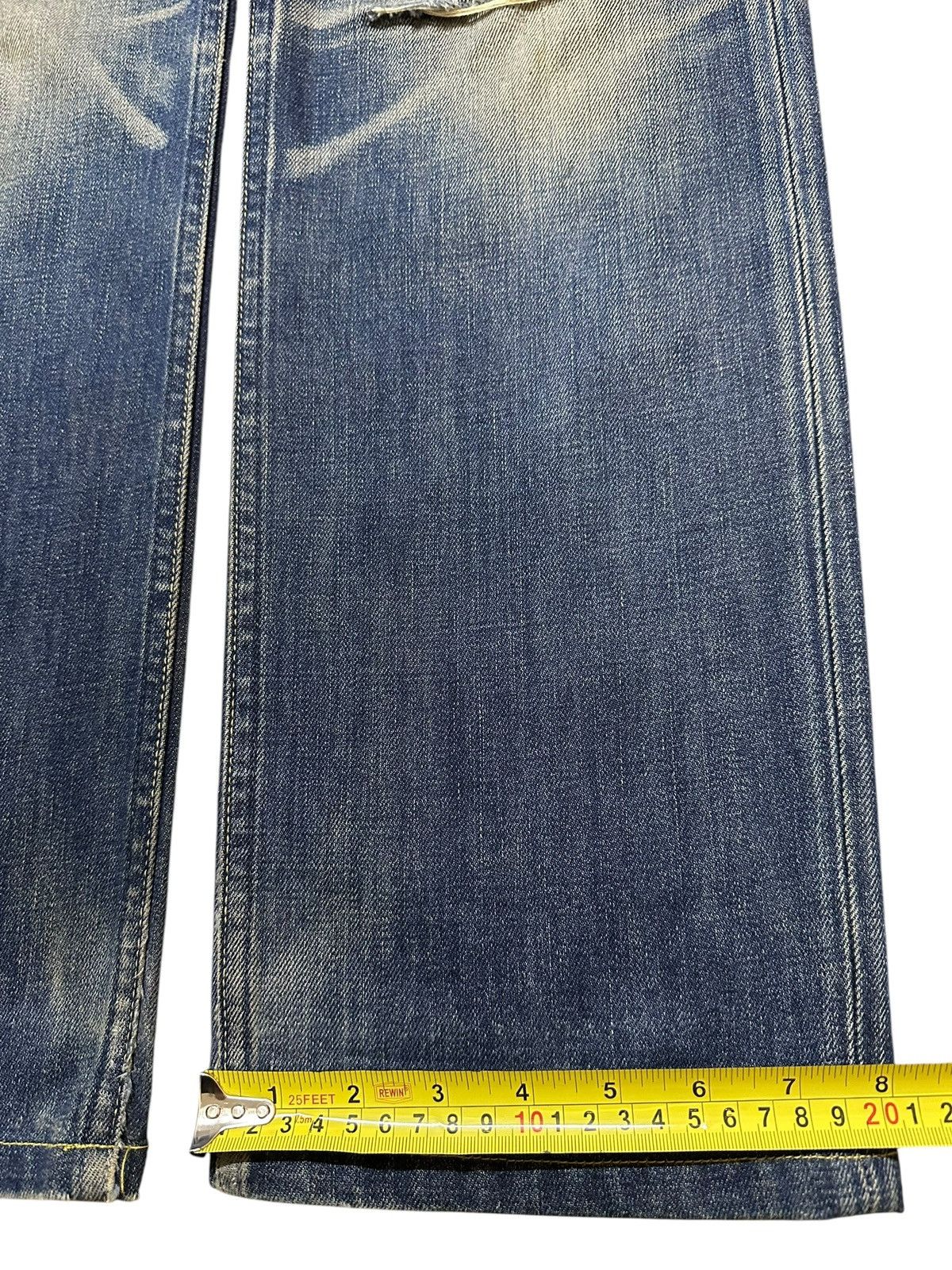 Levi's Vintage Levis 502 Mud Faded Wash Distress Style Loose Jeans Size US 31 - 17 Thumbnail