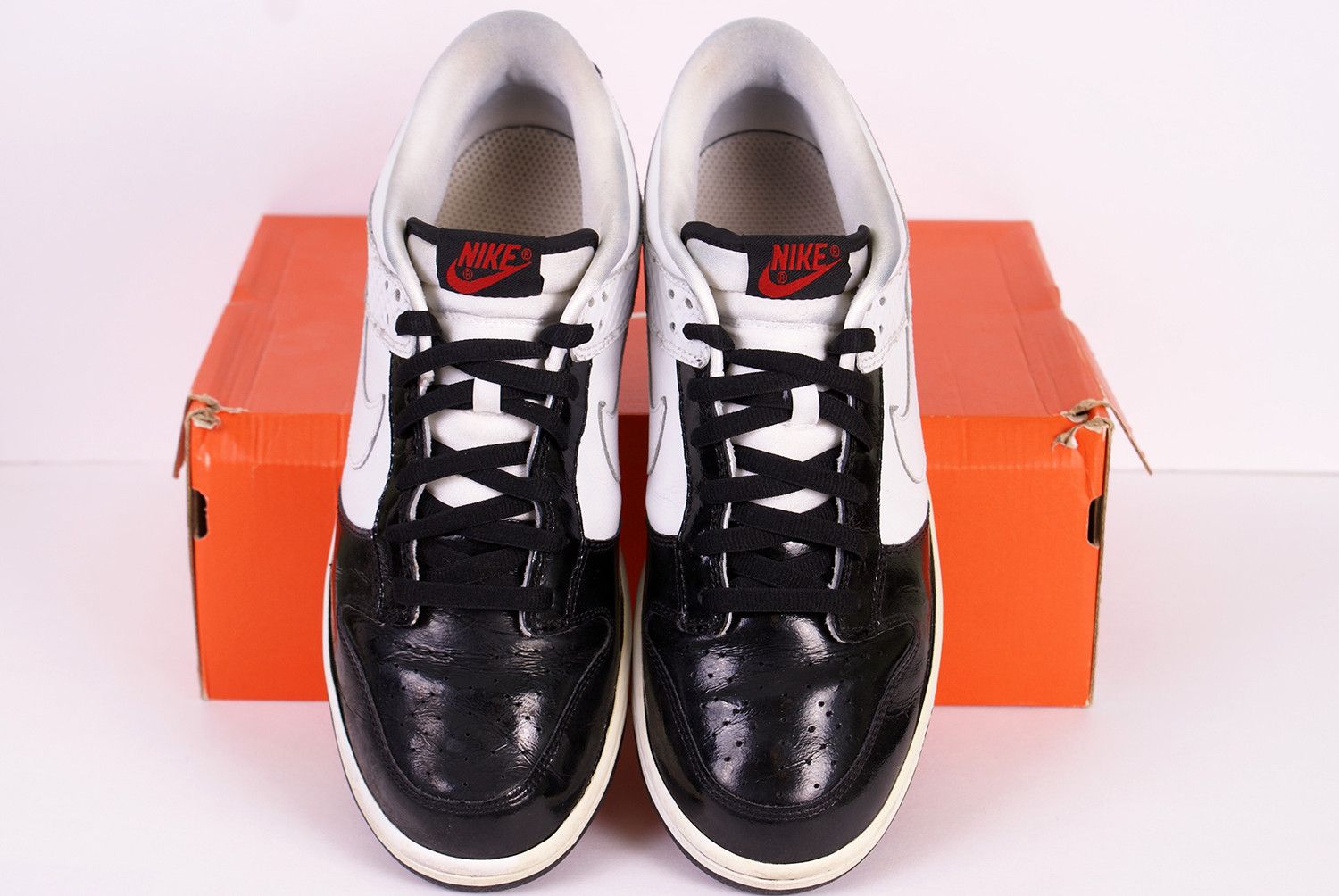 Nike 2007 Nike Dunk Low Premium JORDAN PACK TUXEDO White Black XI Size US 10.5 / EU 43-44 - 3 Thumbnail