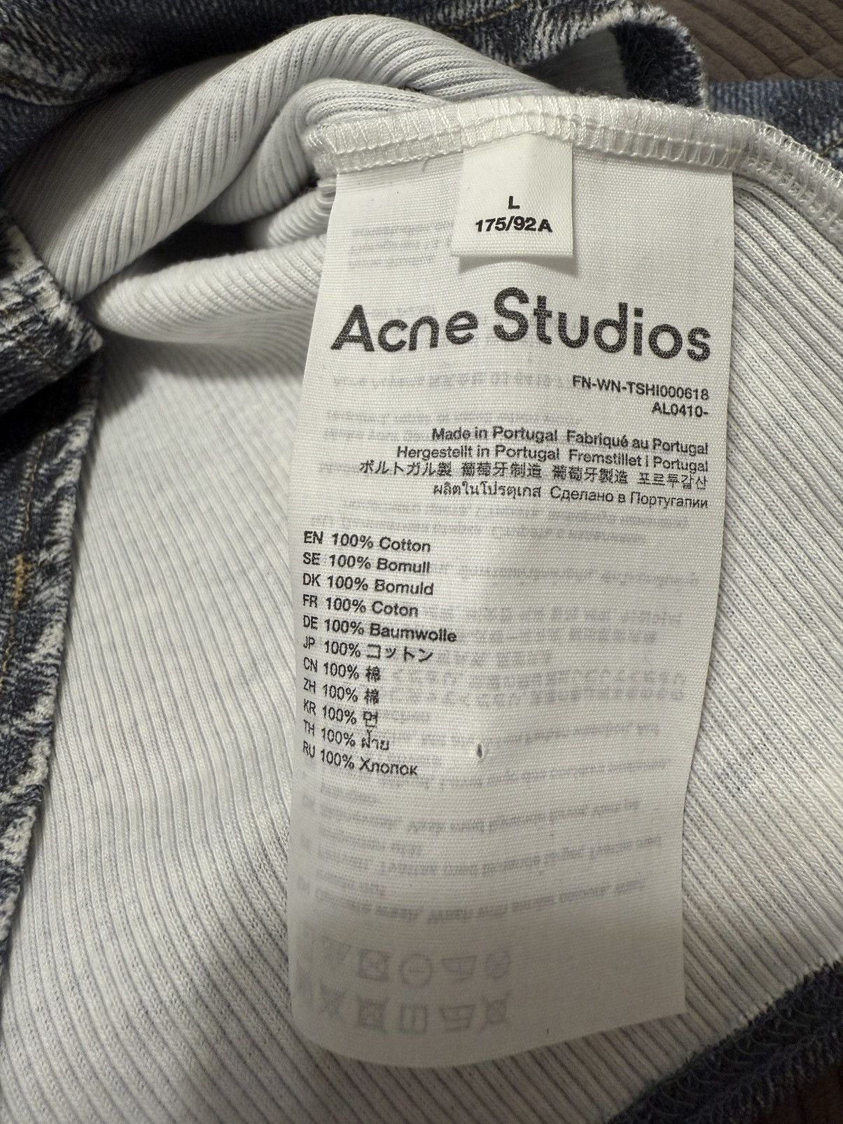 Acne Studios Acne Studios Ribbed Printed Tank Top Size L / US 10 / IT 46 - 7 Thumbnail