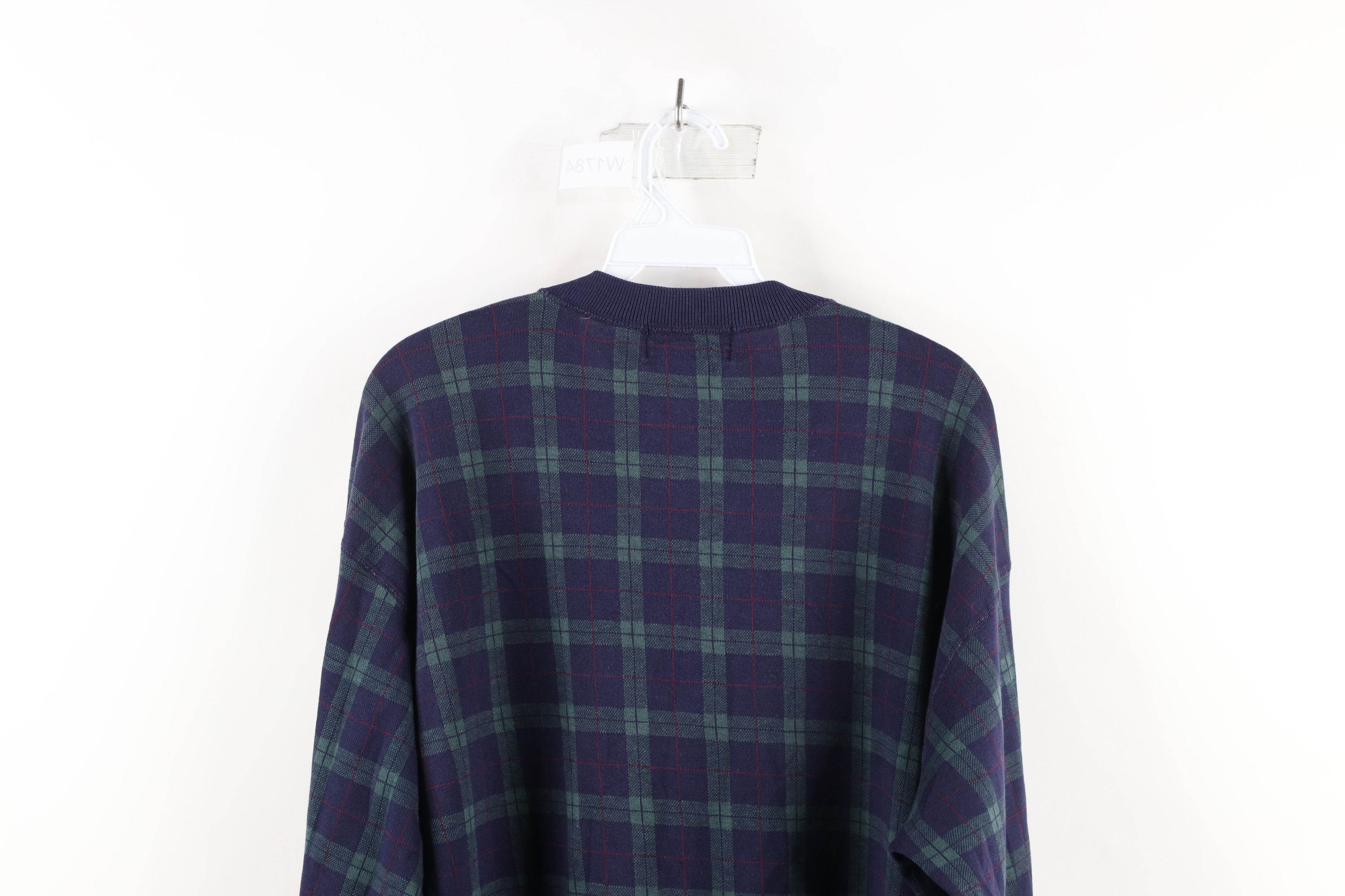Eddie Bauer Vintage 90s Eddie Bauer Long Sleeve Henley T-Shirt Plaid USA Size US L / EU 52-54 / 3 - 10 Thumbnail