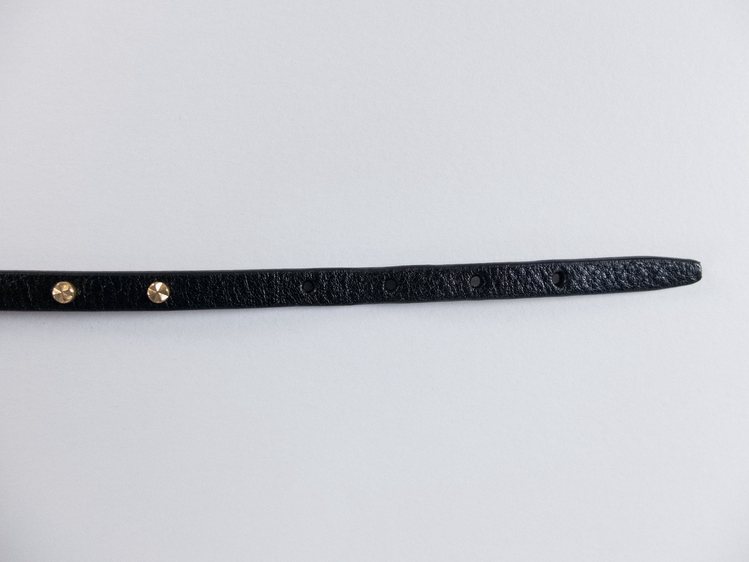 Alexander McQueen ALEXANDER MCQUEEN black 3x wrap studded leather bracelet q Size ONE SIZE - 9 Thumbnail