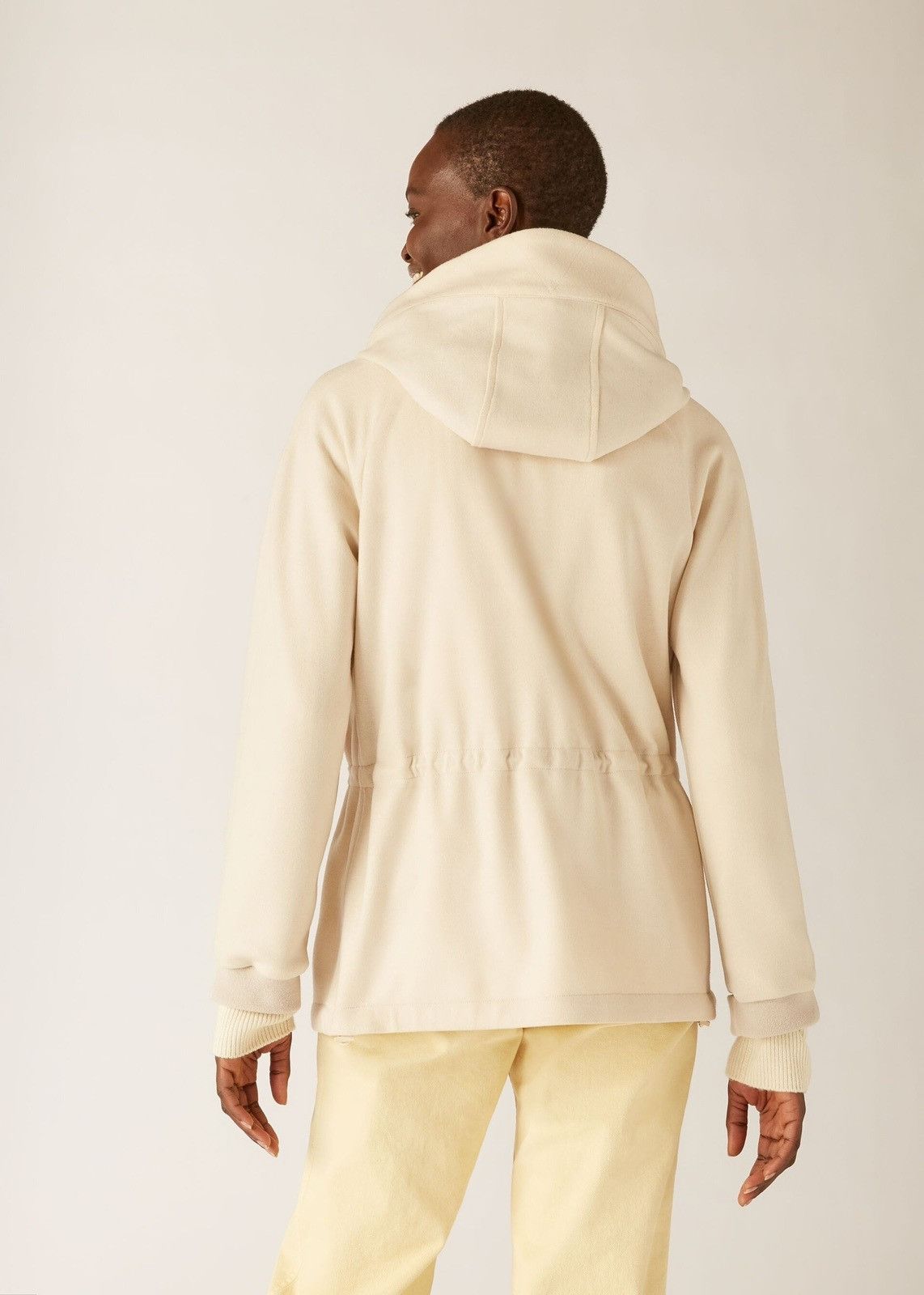 Loro Piana o1srvl11e0824 Icery Short Cashmere Jacket in Beige Size XS / US 0-2 / IT 36-38 - 5 Thumbnail