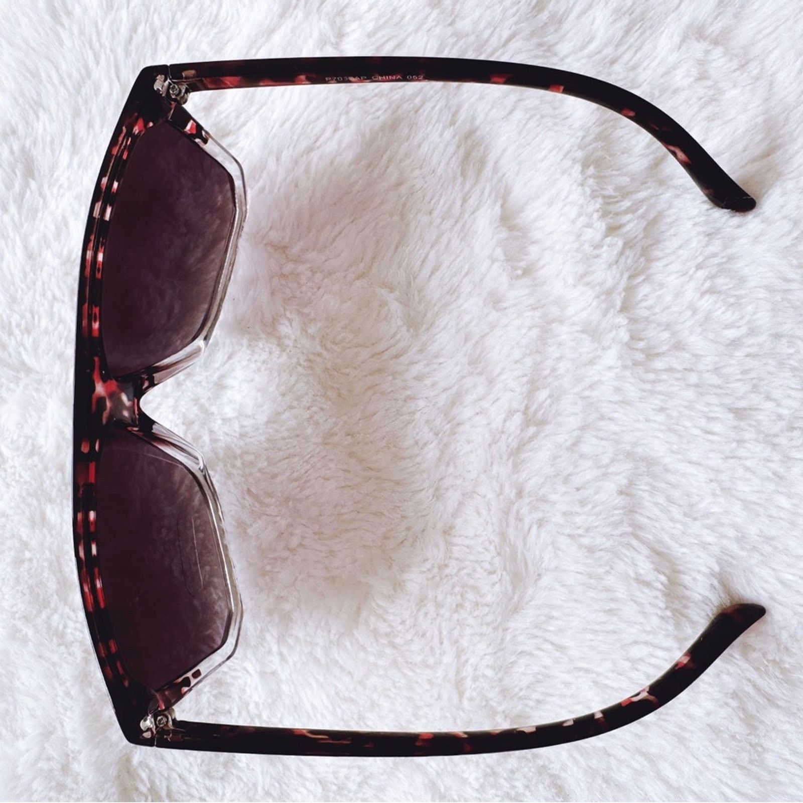 Other Kira Tortoise Brown & Clear Oversized Sunglasses Size ONE SIZE - 9 Thumbnail