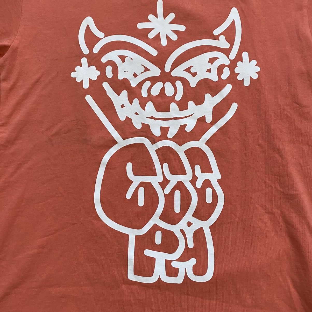 Other 6PM GRAFFITI DEVIL PRINT HEAVY COTTON T SHIRT Size US XS / EU 42 / 0 - 3 Thumbnail