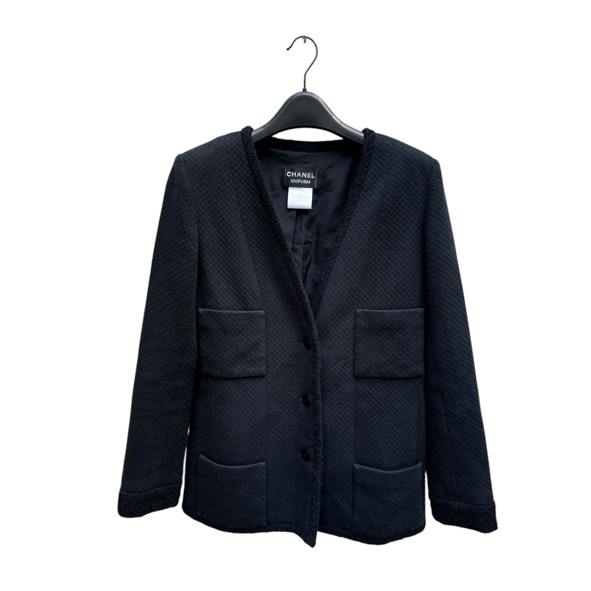 Chanel La petite veste noire Black Jacket Size M / US 6-8 / IT 42-44 - 3 Thumbnail
