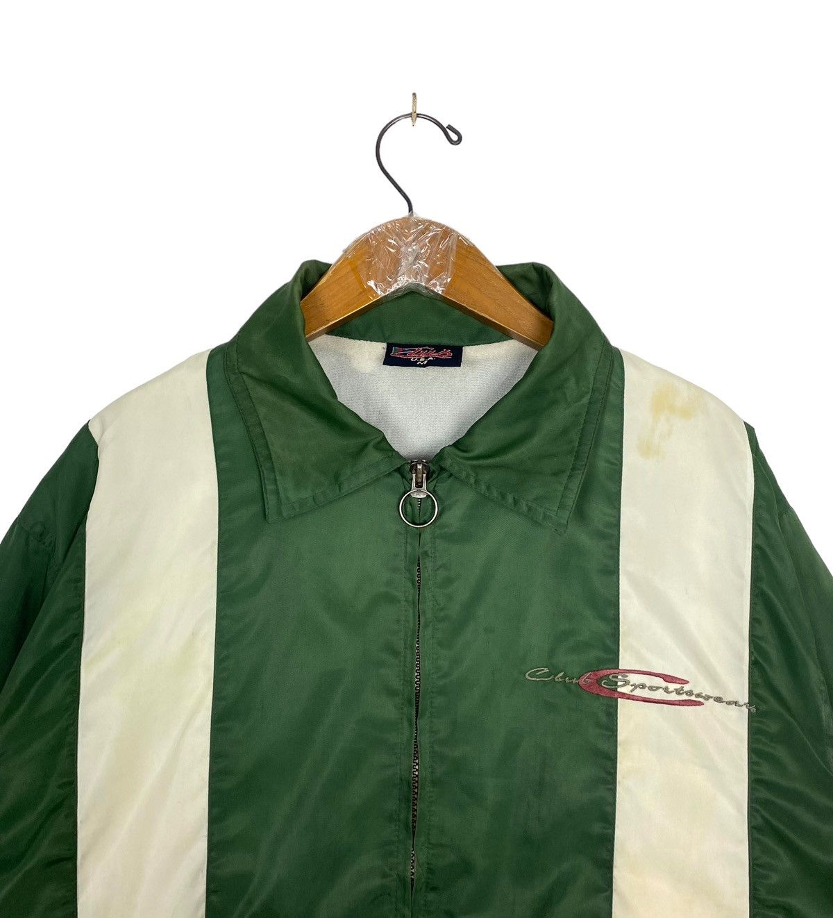 Vintage Rare‼️ Vintage Club Sportwear Stripe Zipper Jacket Size US L / EU 52-54 / 3 - 4 Thumbnail