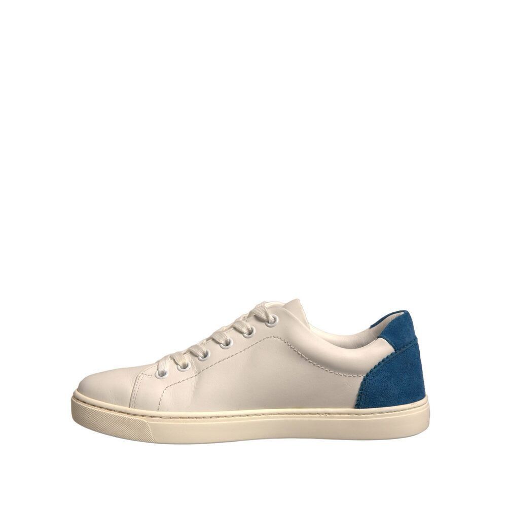 Dolce & Gabbana Dolce & Gabbana White Suede Leather Low Top Sneakers Shoes Size US 6 / IT 36 - 5 Thumbnail