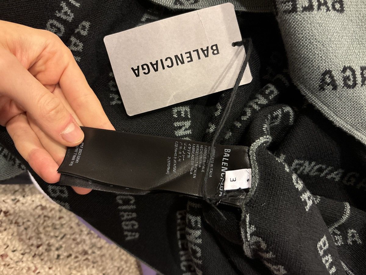 Balenciaga Balenciaga Black All Over Wool Caridgans Size US XXL / EU 58 / 5 - 4 Thumbnail