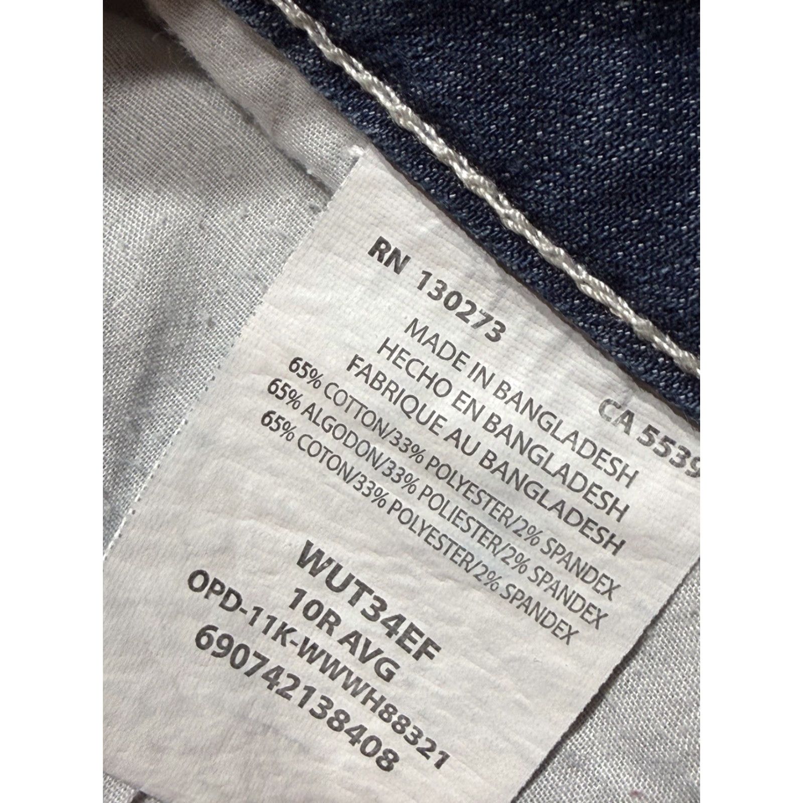 Wrangler Wrangler Aura Capri Women's Jeans Size 10 Blue Denim 34X23 Mid rise Size 32" / US 10 / IT 46 - 4 Thumbnail