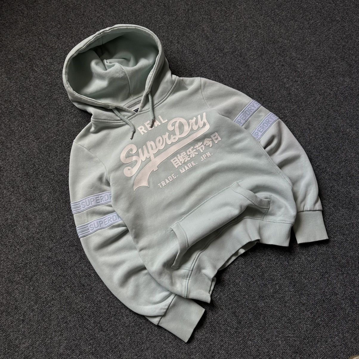 Superdry VTG Superdry Women’s Hoodie Big Logo Size S Distressed 00s Size S / US 4 / IT 40 - 2 Thumbnail