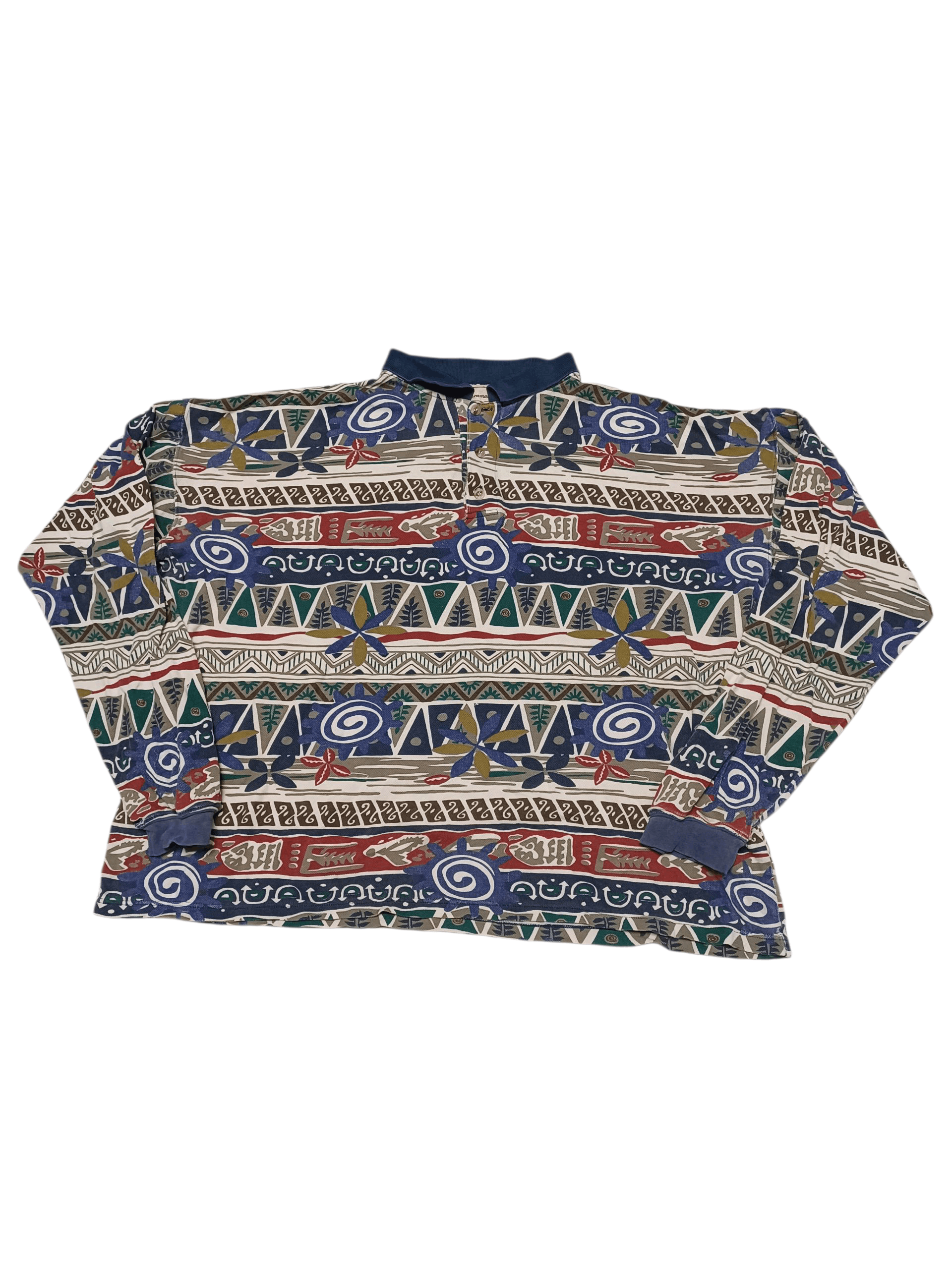 Other VINTAGE 90S INDIANS COWBOY MEXICAN STYLE RUGBY SHIRT Size US L / EU 52-54 / 3 - 1 Thumbnail