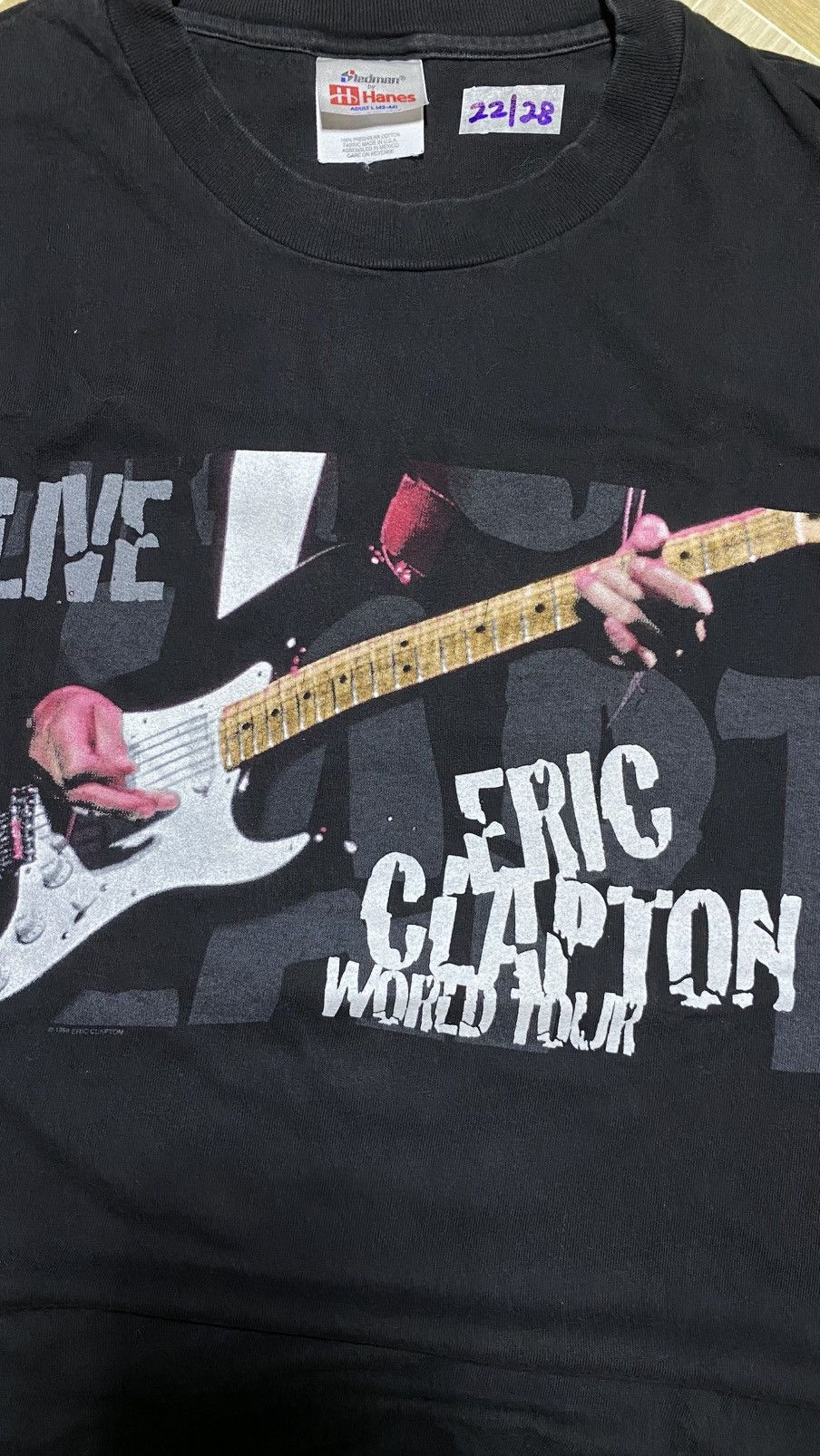 Band Tees Eric Clapton World Tour 98 Band Tee Size US L / EU 52-54 / 3 - 3 Thumbnail