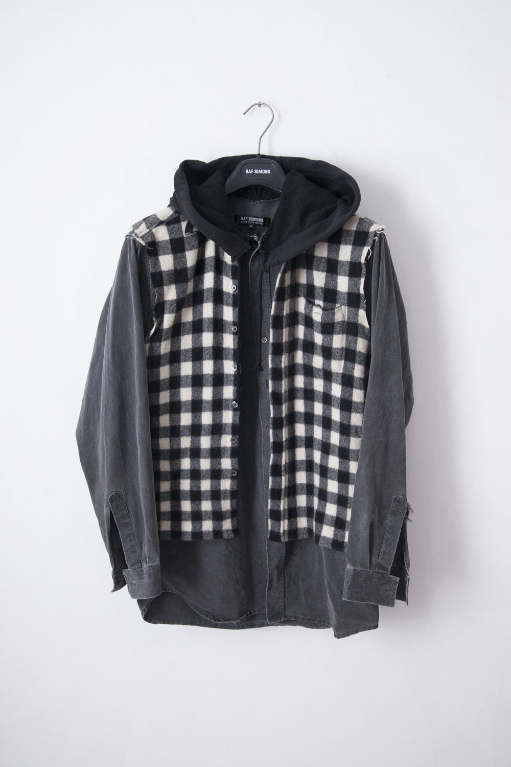 Raf Simons AW04 double layered plaid shirt Size US M / EU 48-50 / 2 - 1 Thumbnail