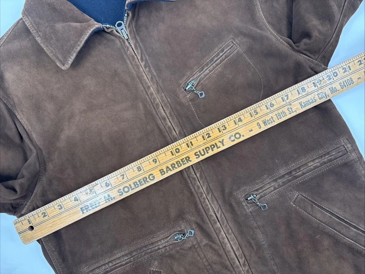 Polo Ralph Lauren Vtg Polo Ralph Lauren leather/wool REVERSIBLE jacket SMALL Size US S / EU 44-46 / 1 - 10 Thumbnail