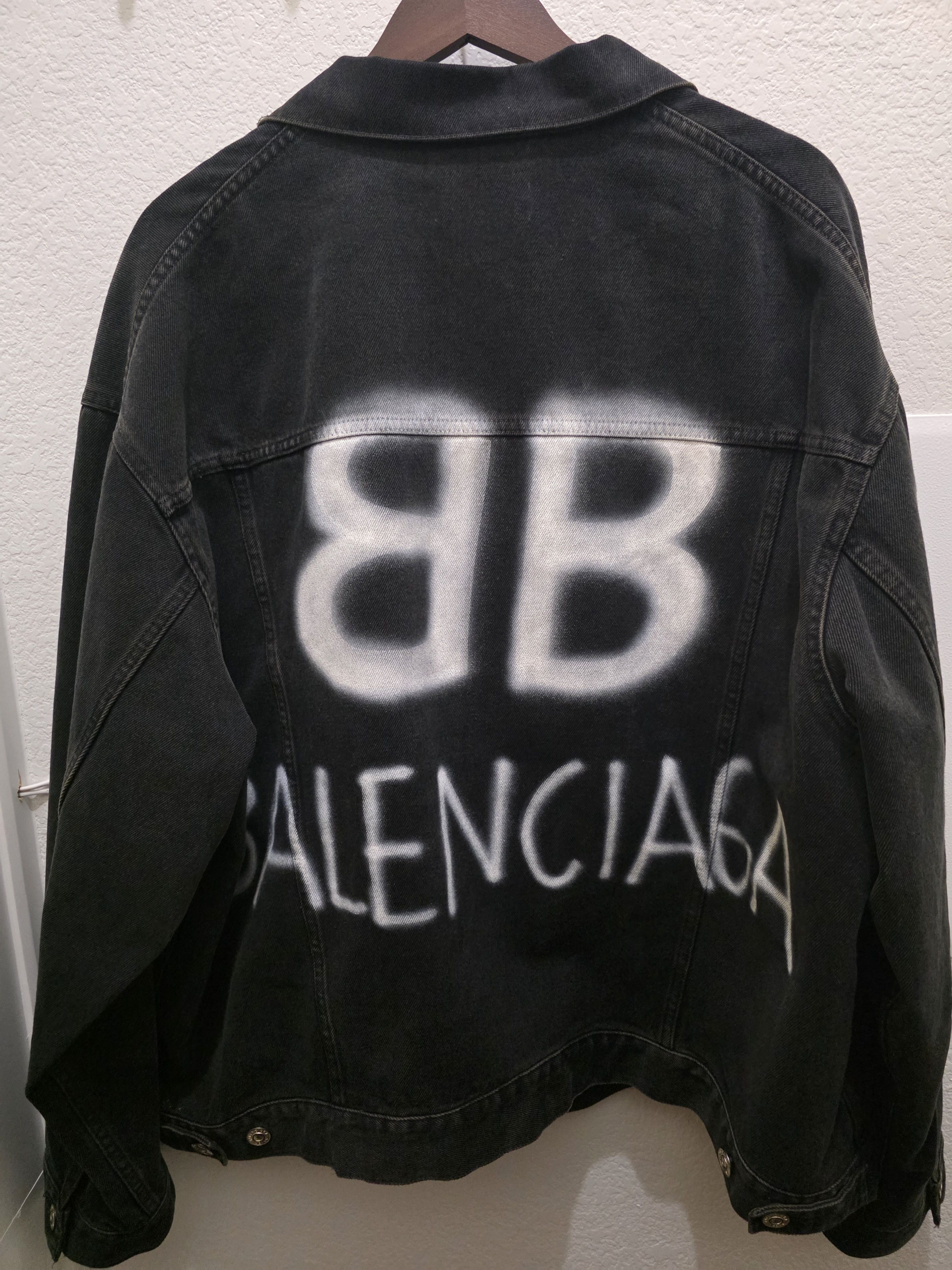 Balenciaga Balenciaga Oversized Denim Track Jacket, Pants