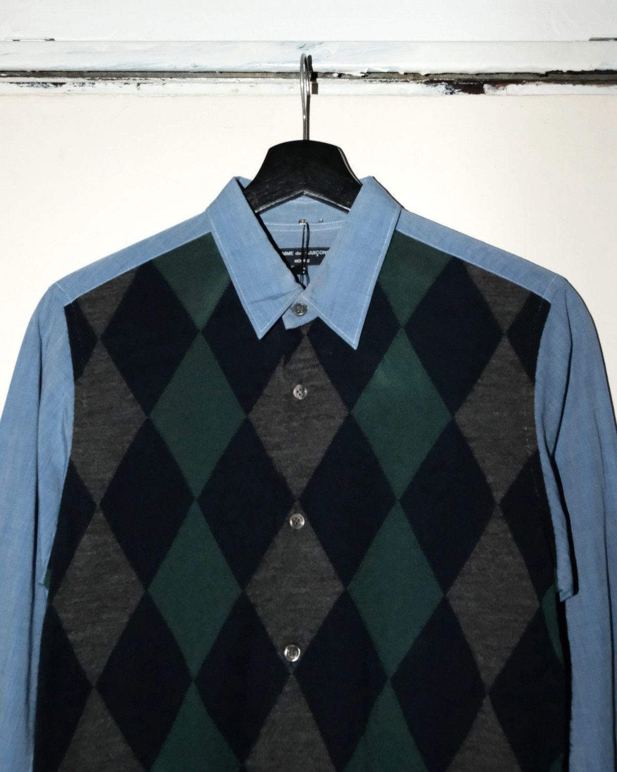 Comme des Garcons Homme COMME DES GARCONS HOMME ARGYLE WOOL PATCHES Size US XS / EU 42 / 0 - 3 Thumbnail