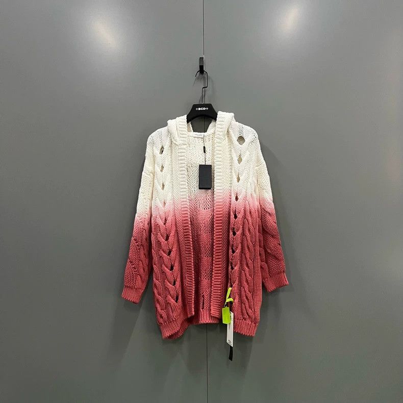 Saint Laurent Paris Saint Laurent Paris Saint Laurent Color Block Knit Hoodie Size US S / EU 44-46 / 1 - 1 Thumbnail