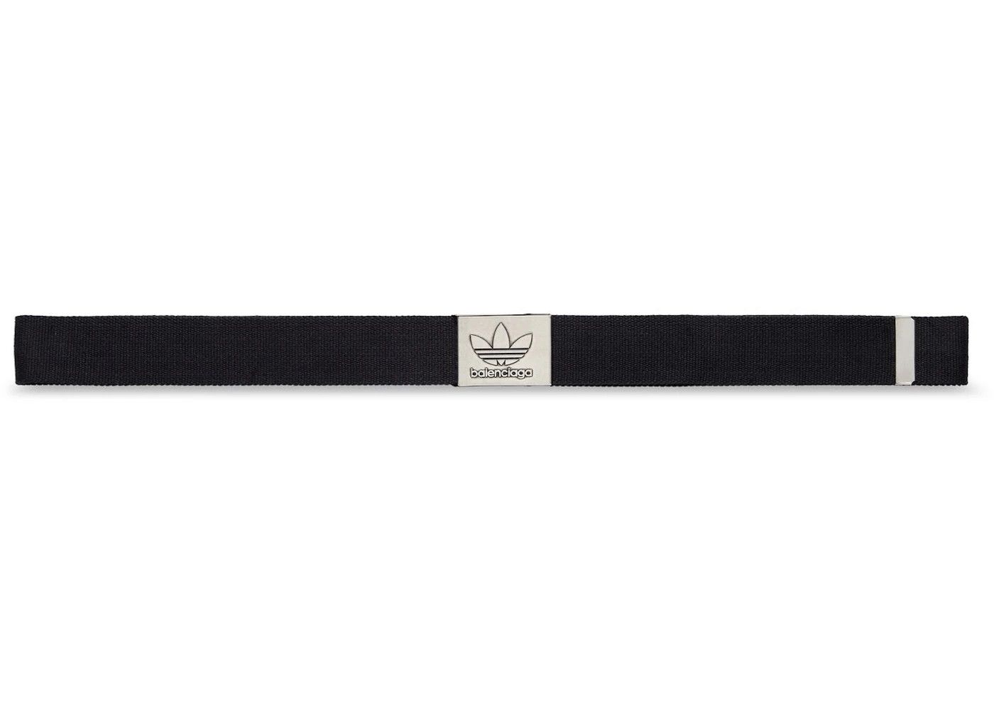 Adidas × Balenciaga o1s1rm0424 Size: L Skater Belt in Black/Metal Size ONE SIZE - 1 Thumbnail