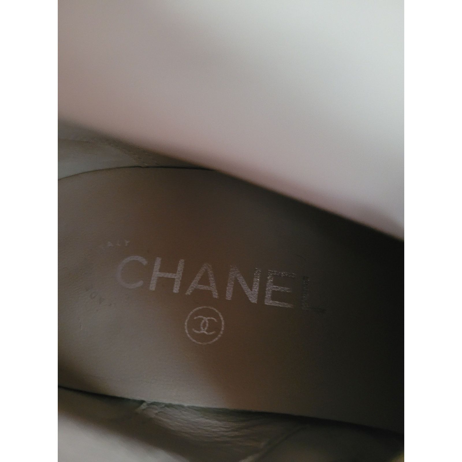 Chanel Chanel Beige Leather Paris Dallas Thigh High Boots Sz. 40 Size US 9 / IT 39 - 16 Thumbnail