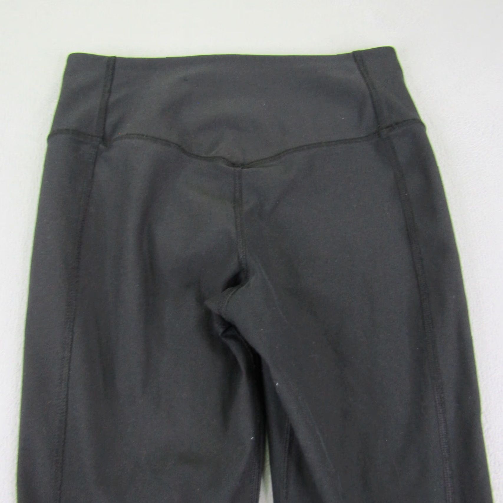 Nike Nike Dri-FIT Leggings Womens XS Black Cropped Athletic Pockets 18.5in Inseam Cropped Lightweight Stretch Breathable Gym & Training Size 26" / US 2 / IT 38 - 4 Thumbnail