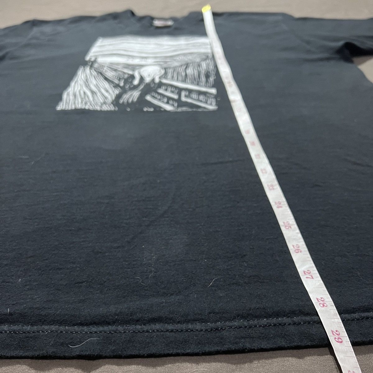 Vintage Vintage 90s THE SCREAM By EDVARD MUNCH Art Tee XL Graphic Size US XL / EU 56 / 4 - 8 Thumbnail