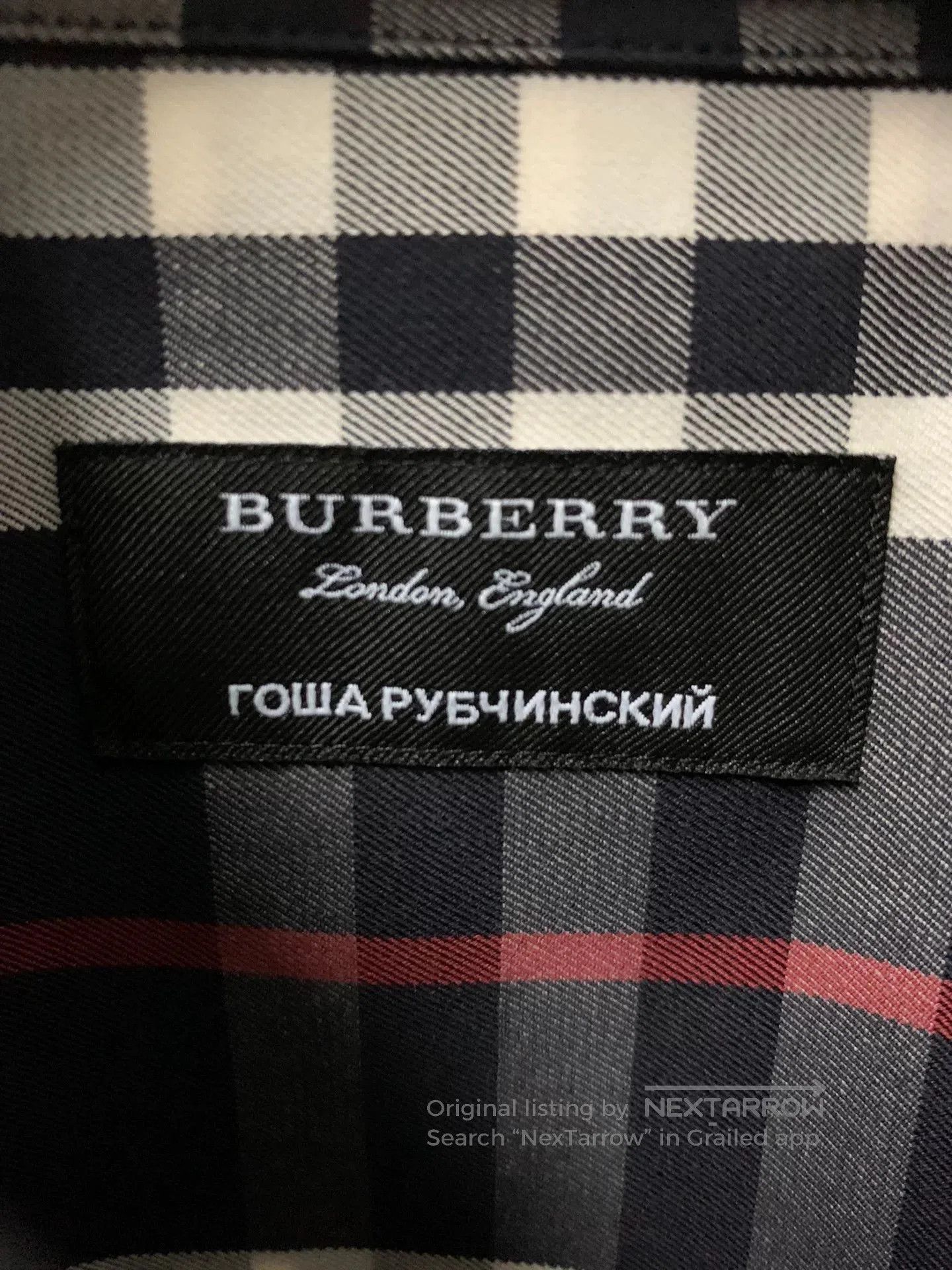Gosha Rubchinskiy GOSHA × BURBERRY SS18 Short Sleeve Shirt. Size US S / EU 44-46 / 1 - 4 Thumbnail