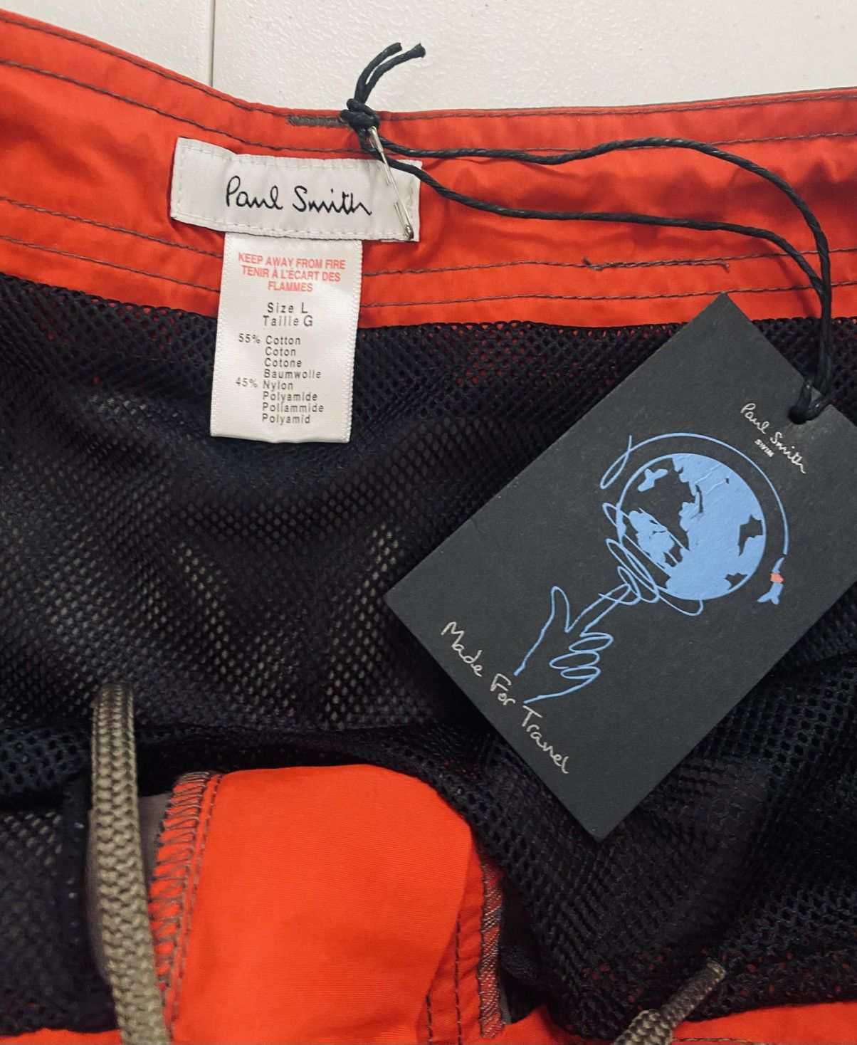 Paul Smith Paul Smith Muted Brown Slim Swim Short Made for Travel L NWT Size US 34 / EU 50 - 2 Thumbnail