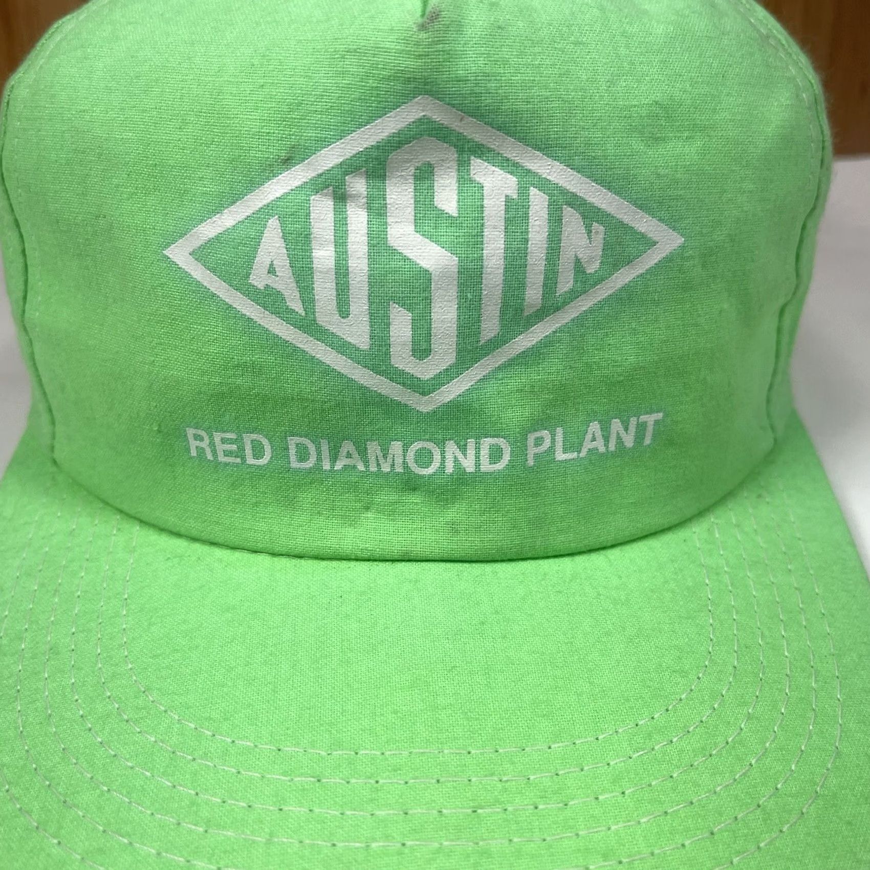 Austin Reed VINTAGE Unbranded Hat Trucker Green Adjustable Snapback Cap Men XS? Size ONE SIZE - 3 Thumbnail