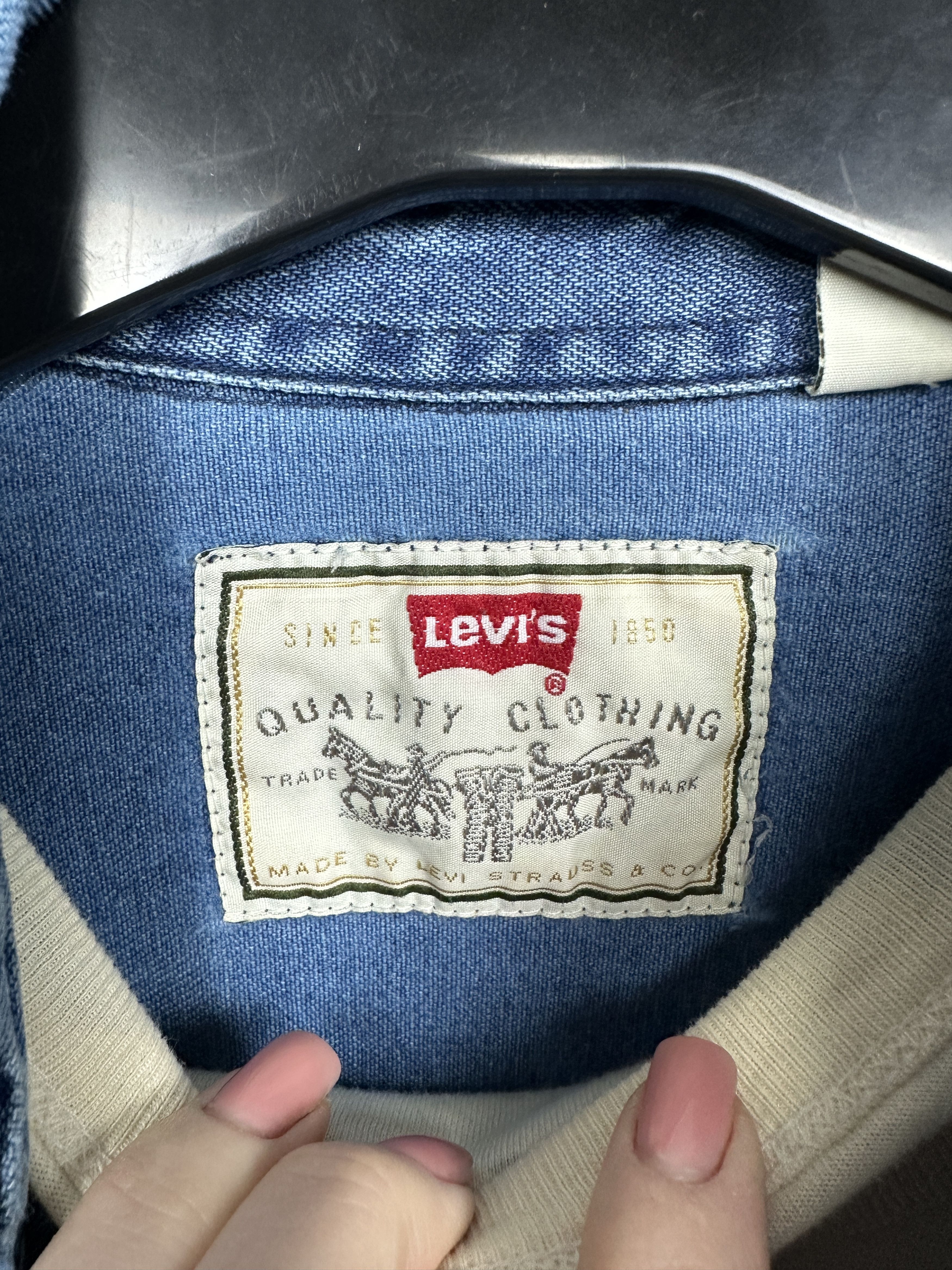 Levi's Levi's Vintage Mens Jeans Denim Shirt Size US M / EU 48-50 / 2 - 4 Thumbnail
