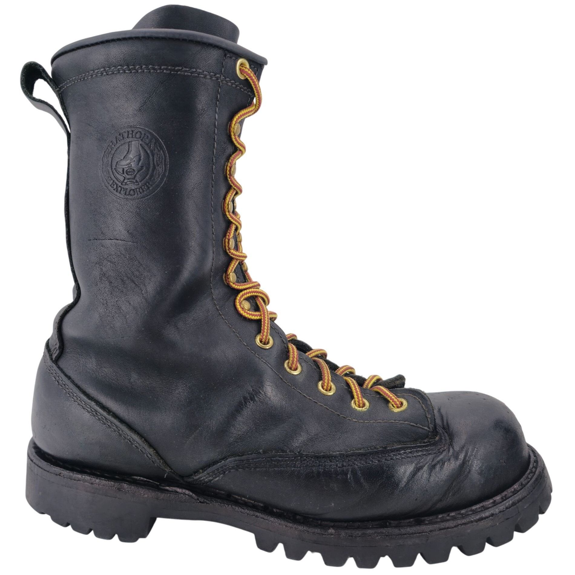White's Hathorn Boots Men 10.5 Black Leather Work Boots USA