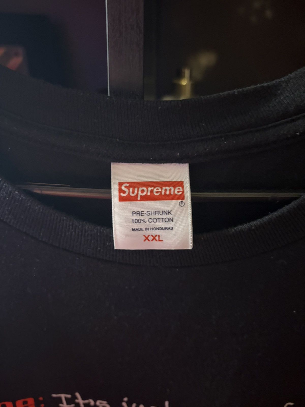 Supreme Supreme FW25 “Joke tee” Black Size US XXL / EU 58 / 5 - 3 Thumbnail