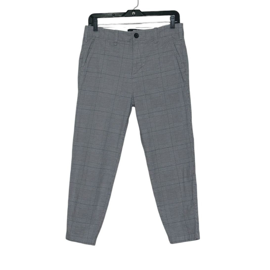 Hollister Hollister gray blue plaid crop taper chino pants size 29 Size US 29 - 1 Thumbnail