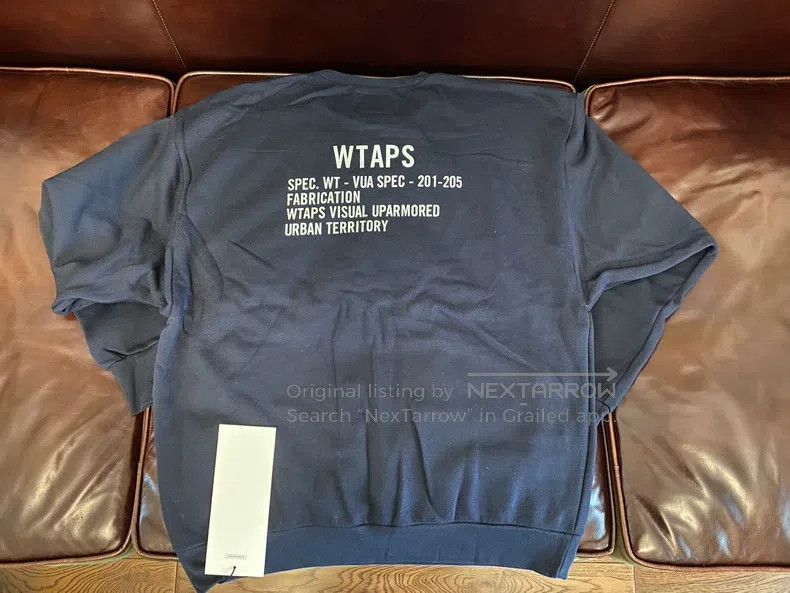 Wtaps Wtaps A thin fleece hoodie in blue and green Size US XL / EU 56 / 4 - 1 Thumbnail