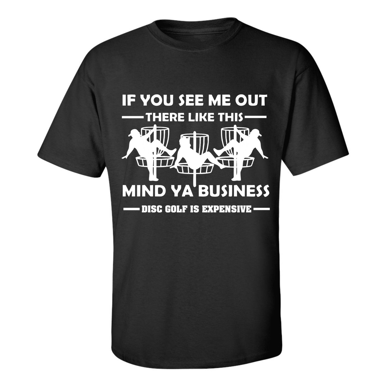 Gildan Disc Golf T Shirt STRIPPER MAN DiscGolf Funny Shirt Size US L / EU 52-54 / 3 - 1 Thumbnail