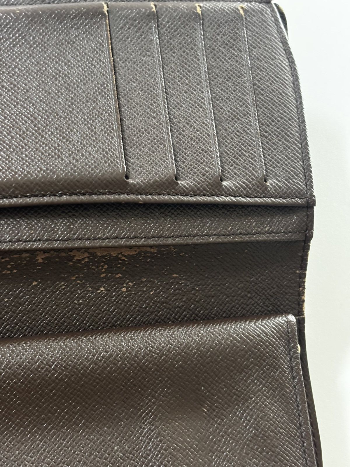 Louis Vuitton Louis Vuitton Damier Ebene Compact Wallet Coin Vintage Size ONE SIZE - 7 Thumbnail