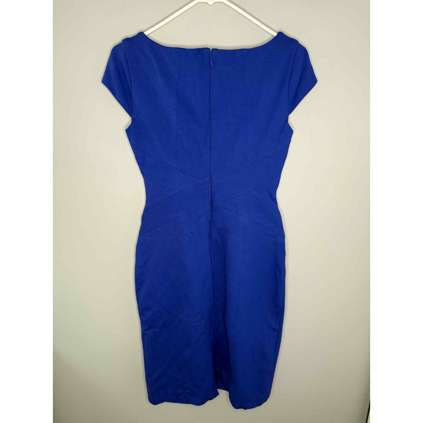 White House Black Market White House Black Market Sheath Dress Royal Blue Womens 0 Size XS / US 0-2 / IT 36-38 - 5 Thumbnail