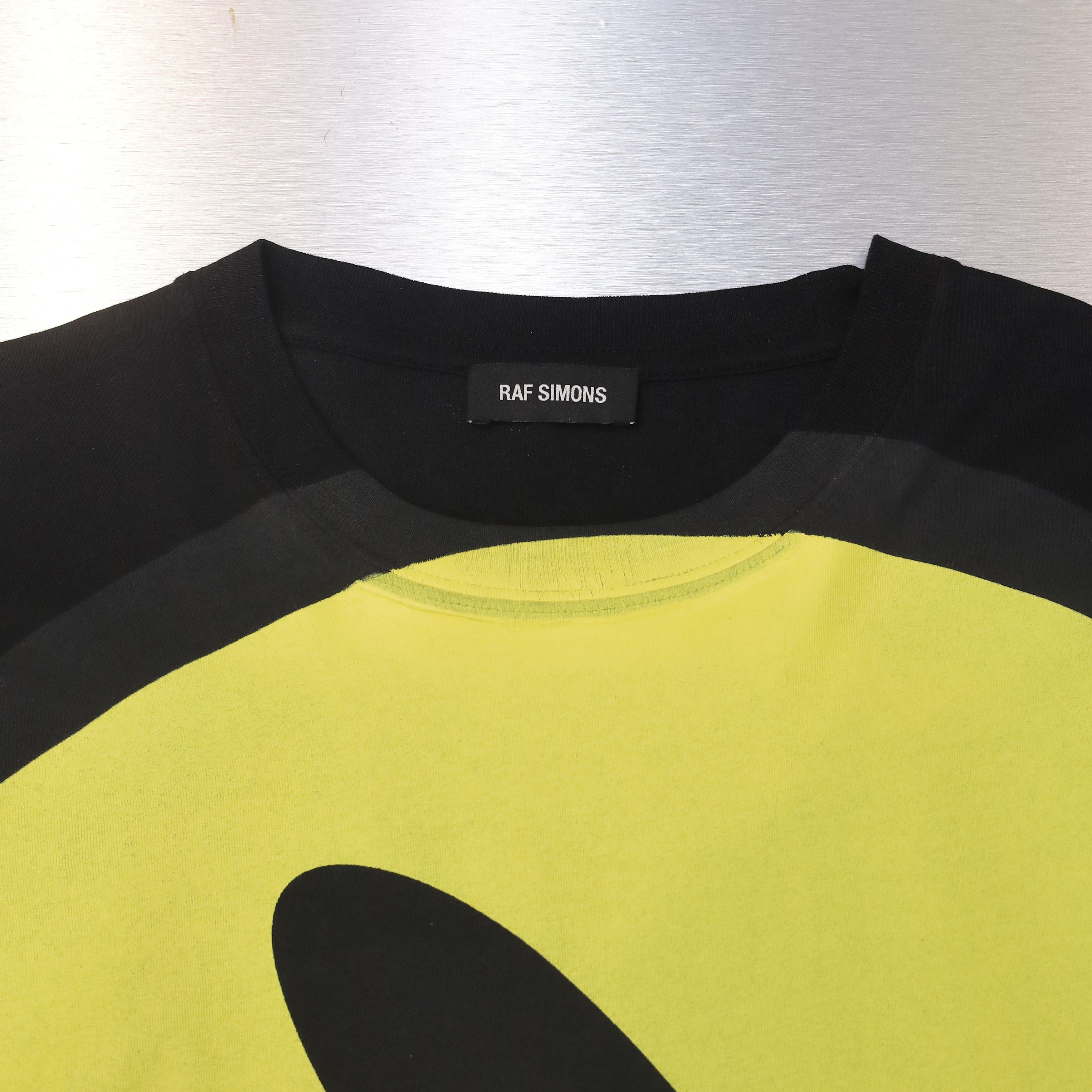 Raf Simons RAF SIMONS Big Fit Smiley T-Shirt BLACK Size US M / EU 48-50 / 2 - 2 Thumbnail