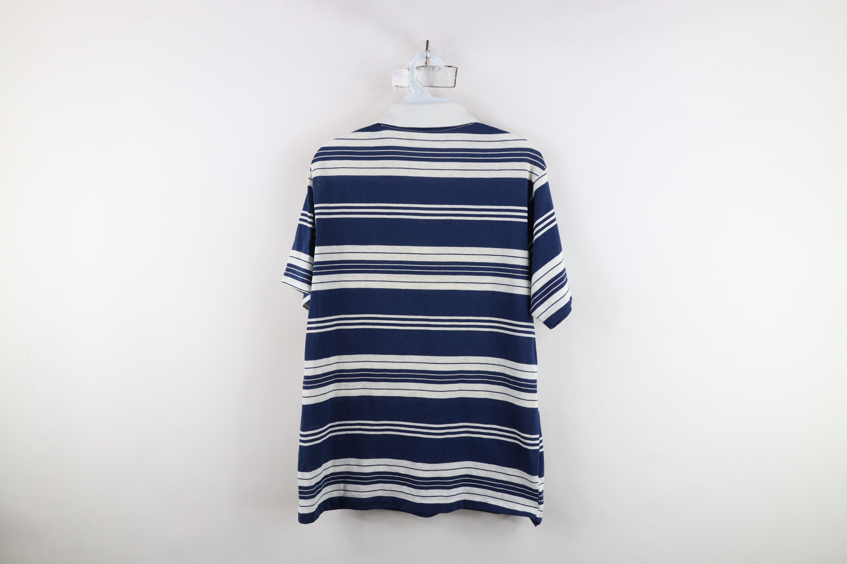 Vintage Vintage 70s Streetwear Block Knit Collared Golf Polo USA Size US M / EU 48-50 / 2 - 12 Thumbnail
