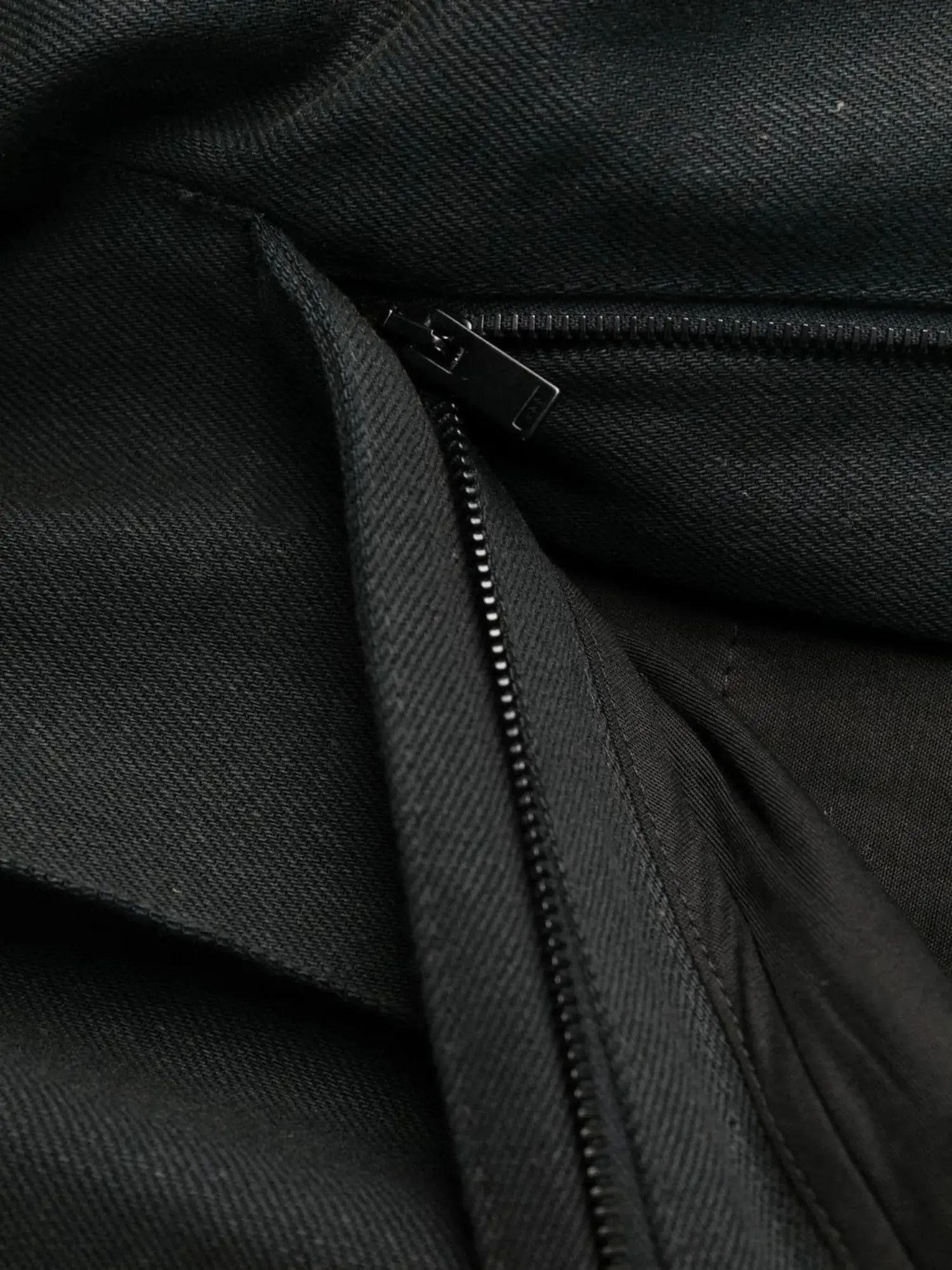 Saint Laurent Paris o1s1wg110225 714585 High Waisted Jeans In Denim in Black Size 30" / US 8 / IT 44 - 7 Thumbnail