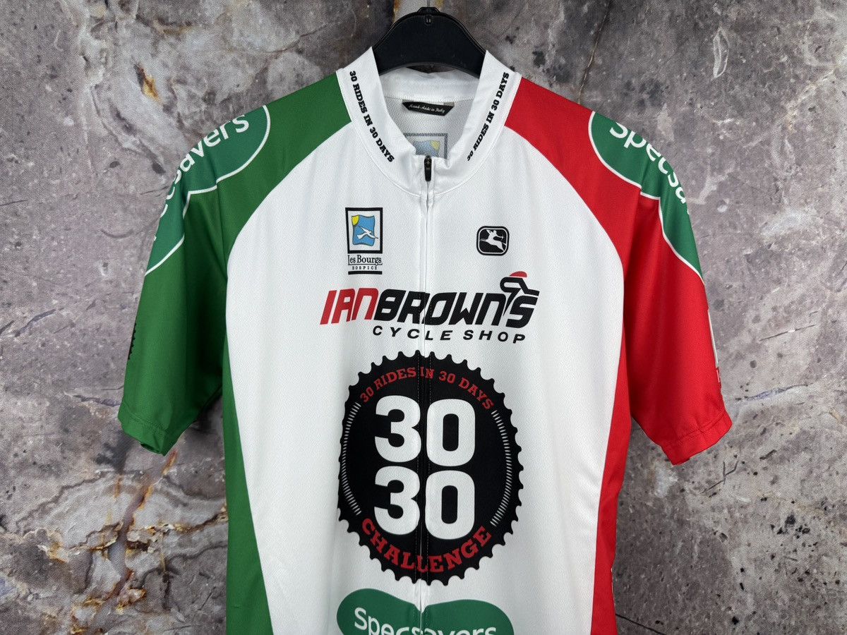 Giordano Cycling Jersey 30 Rides in 30 Days Challenge Full Zip Size US XXL / EU 58 / 5 - 3 Thumbnail
