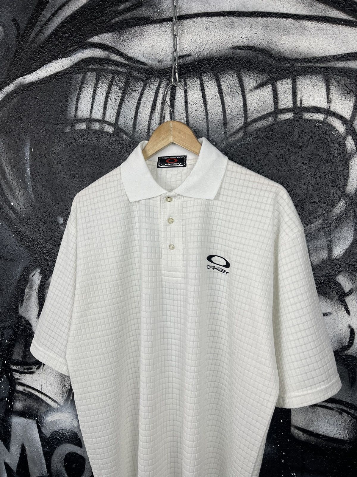 Oakley Oakley Textured Vintage Polo T-Shirt Men’s Size XL Size US XL / EU 56 / 4 - 3 Thumbnail