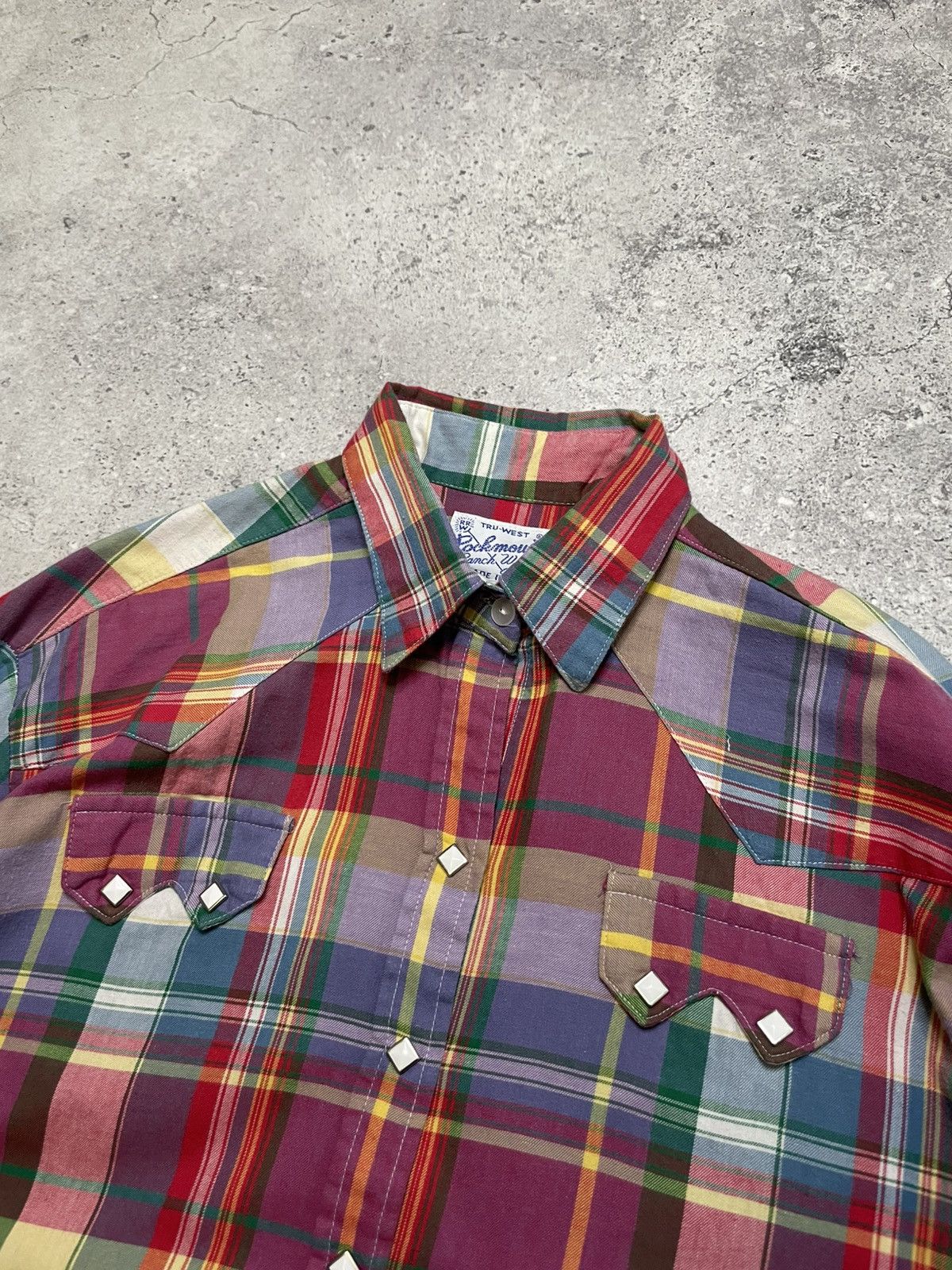 Rockmount Ranch Wear × Vintage ROCKMOUNT Ranch Wear Western Shirt Diamond Pearl Made In USA Size US M / EU 48-50 / 2 - 4 Thumbnail